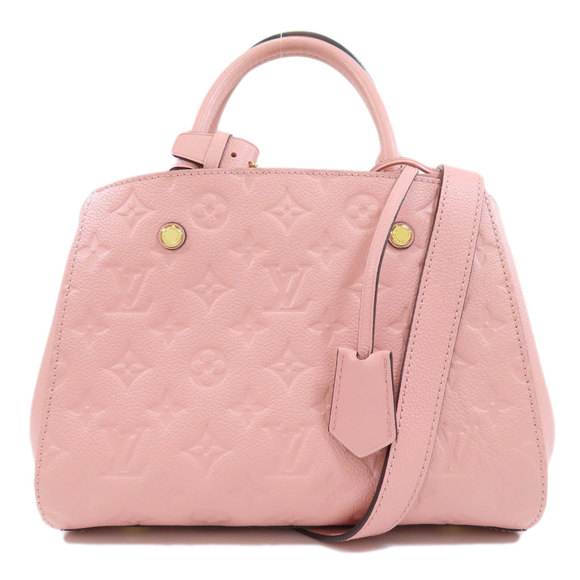 Louis Vuitton Montaigne BB Rose Poudre Handbag Empreinte